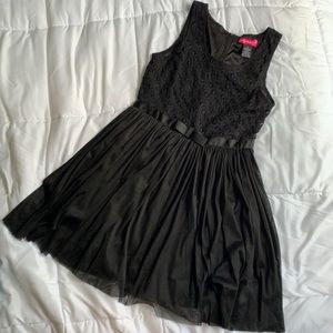 Say What? Black Mini Dress